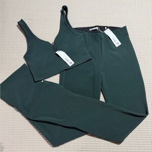 Zara Green Leggings & Tank set